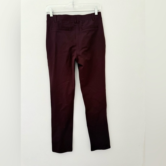 NWT small quince straight leg pants burgundy - Picture 12 of 16